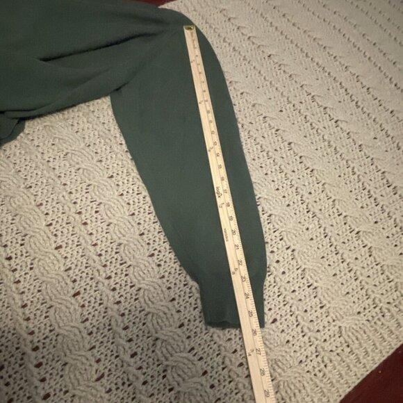 Orvis  1/4 Zip Kelly Green Cashmere Silk Cotton Blend‎ Sweater L/S  Men’s Sz XL - Picture 11 of 11